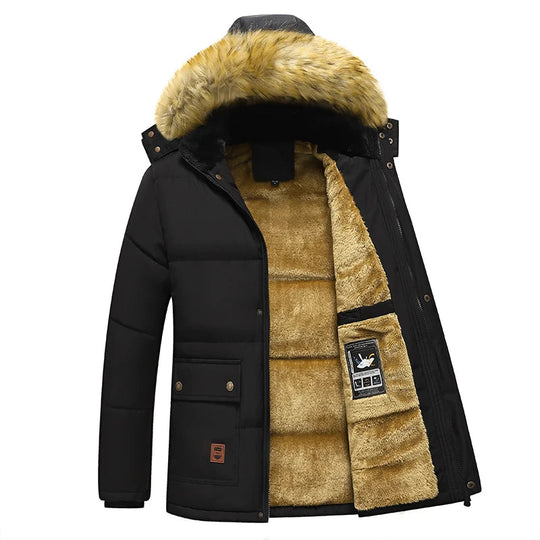 R&B | Herren Parka Wintergefüttert