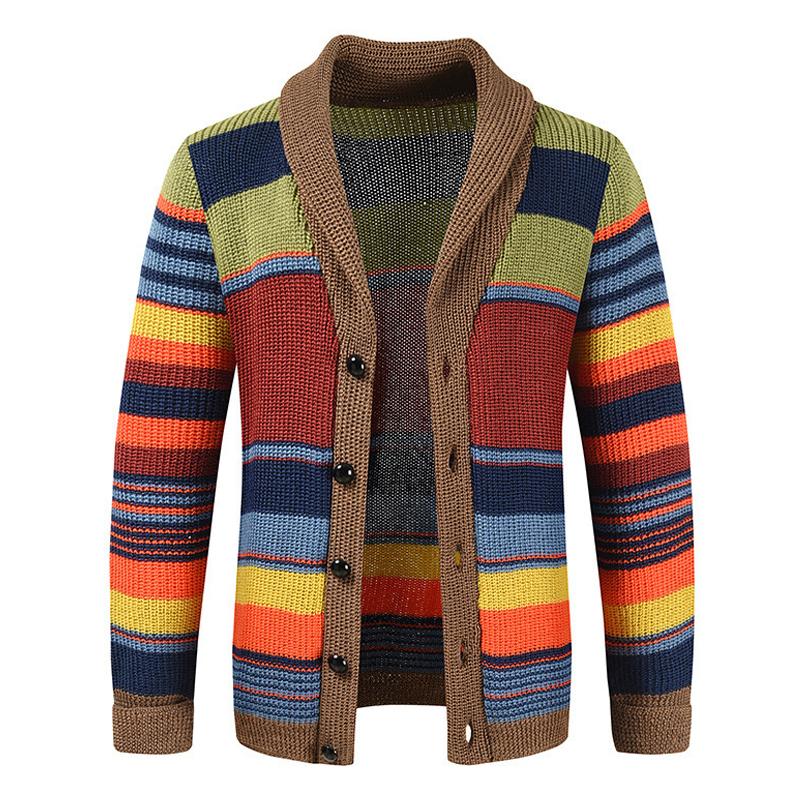 R&B | Farbblockdesign Rollkragenpullover