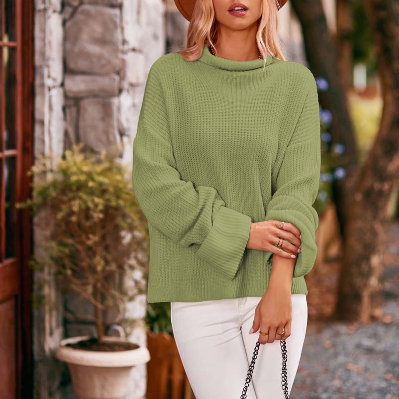 R&B | Oversized Rollkragenpullover Baumwolle Bequem und Stilvoll