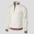 R&B | Stilvolle Reißverschluss-Strickjacke für Herren