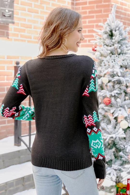 R&B | WEIHNACHTS-DINOSAURIER STRICKPULLOVER