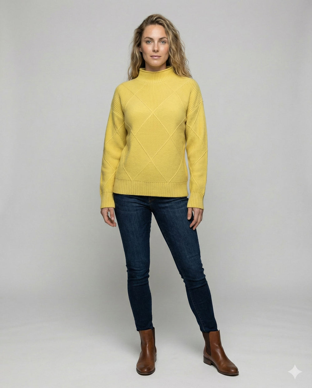 Weicher Rollkragenpullover Damen | R&B