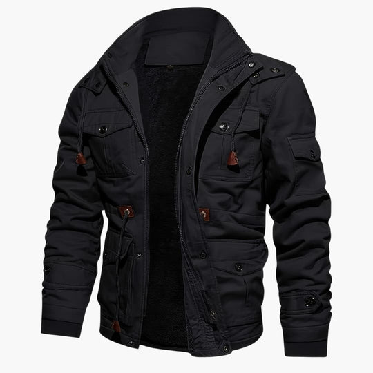 R&B | Warme Fleecejacke mit Taschen für Herren