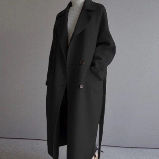 R&B | Damen Warme Trench Mantel - Langarm
