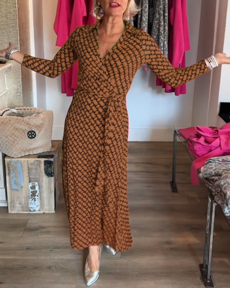 R&B | Maxikleid mit V-Ausschnitt