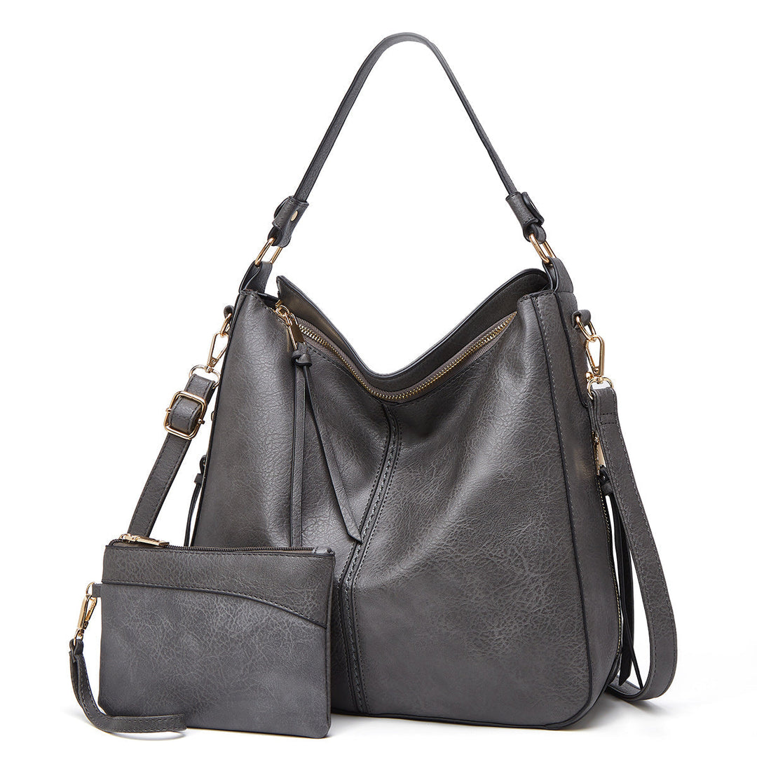 R&B | Leder Tasche mit Großer Kapazität und Seitenfächern