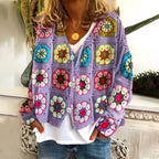 R&B | Gemütlicher, weicher Damenpullover mit Muster