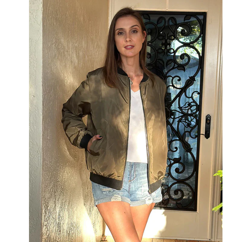 R&B | Bomberjacke für Damen – Stylisch & Praktisch mit Reißverschluss - Damenjacke