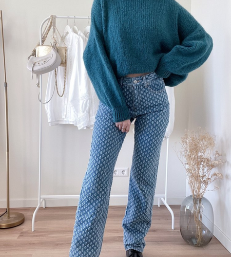 R&B | Stylische Jeans mit Rautenmuster