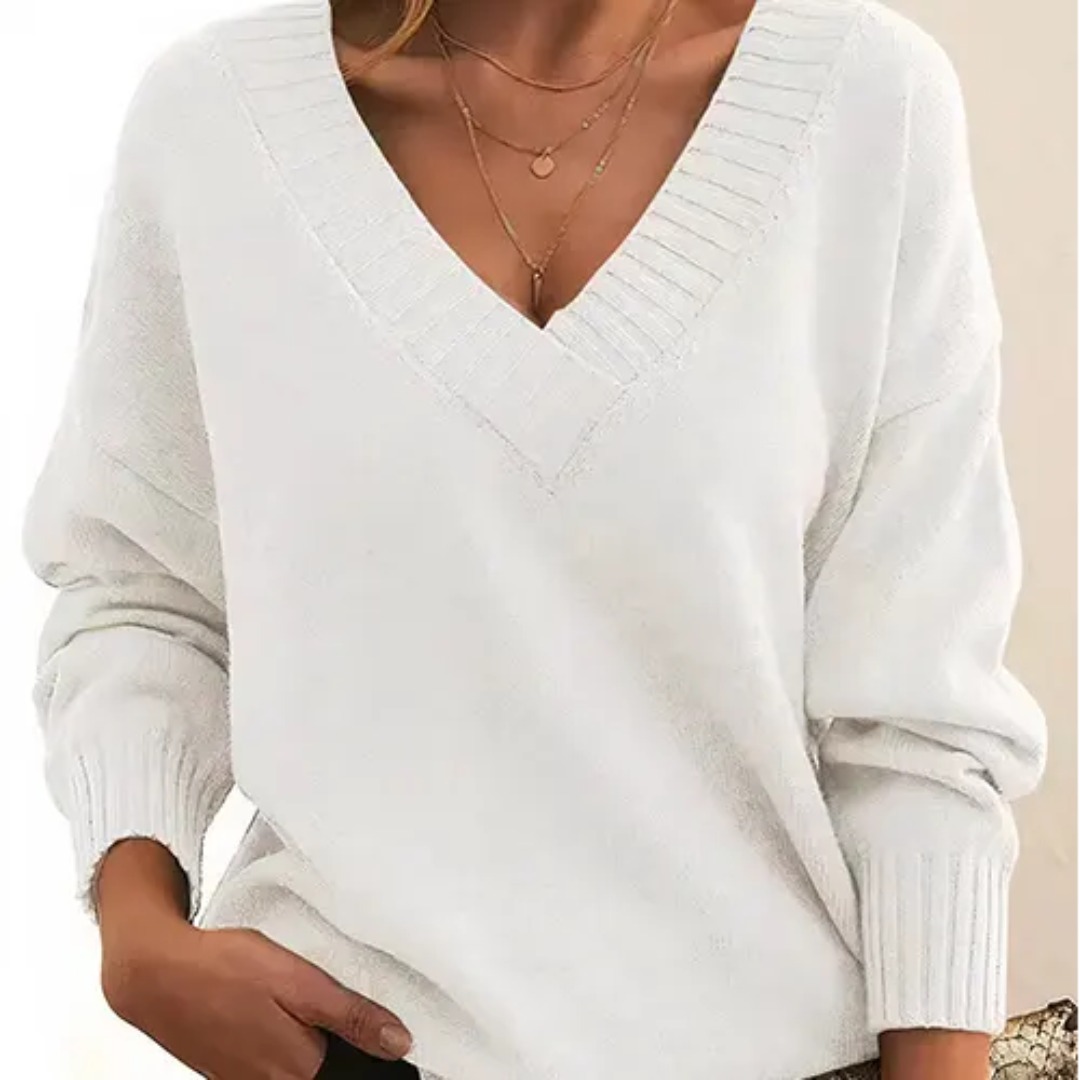 R&B | Pullover Winter V-Ausschnitt für Frauen
