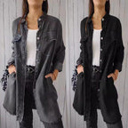 R&B | Bequeme Damenjacke im Faux-Denim-Stil
