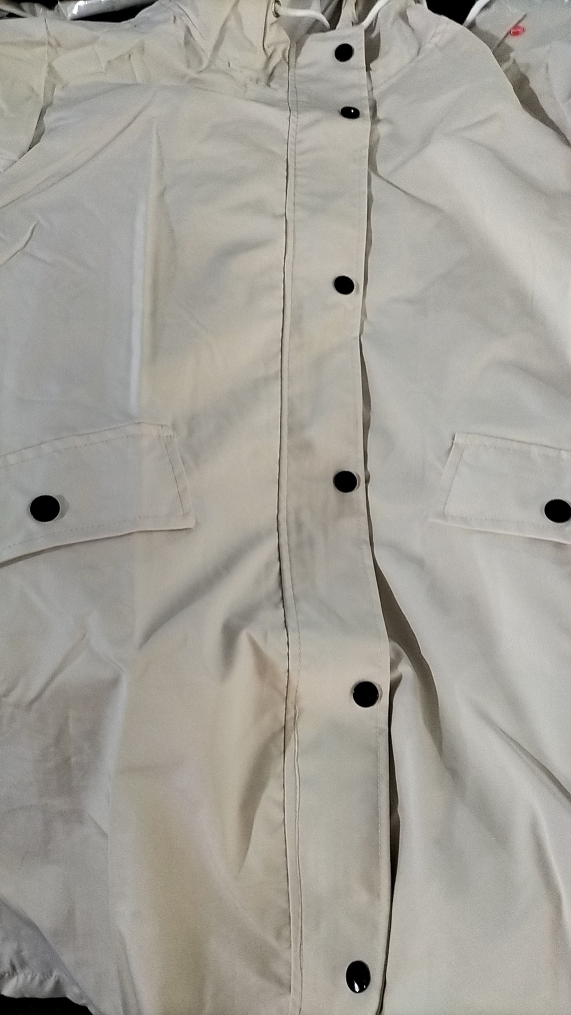 R&B | Regenjacke - Wasserabweisend - Mit Kapuze - Mittellang - Taillierte Passform
