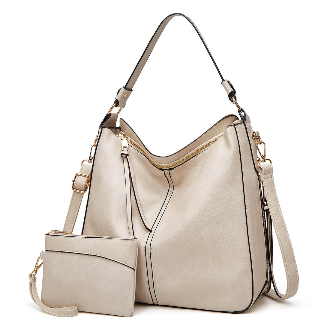 R&B | Leder Tasche mit Großer Kapazität und Seitenfächern