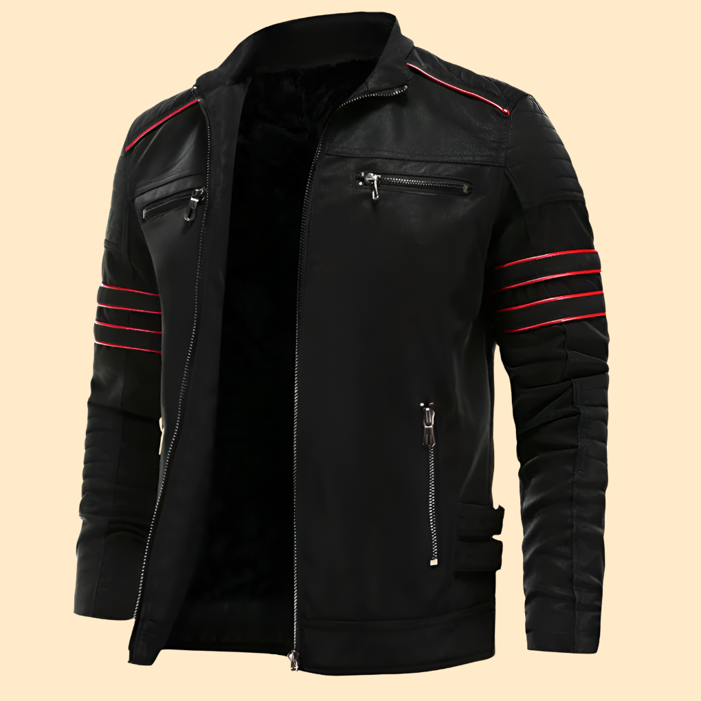 R&B | Luxuriöse Lederjacke für Herren