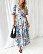 R&B | Boho Blumen Maxi Kleid