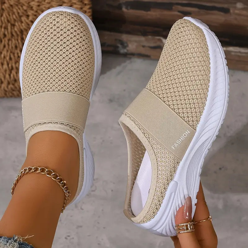 R&B | Orthopädische Slip on Damenschuhe mit Klettverschluss