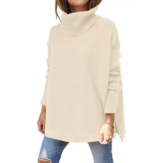 R&B | Jumper - Frauen Herbst Bequemer Rollkragenpullover