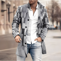 R&B | Lässiger Langer Tweed-Mantel für Herren