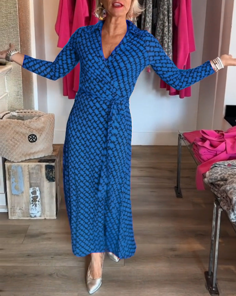 R&B | Maxikleid mit V-Ausschnitt