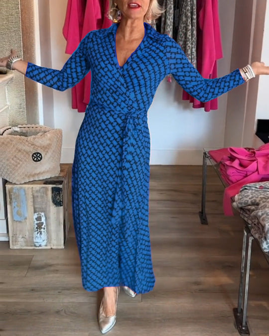 R&B | Maxikleid mit V-Ausschnitt