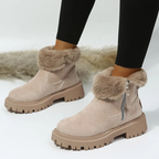 Weiche Winterstiefel mit Reißverschluss R&B R&B