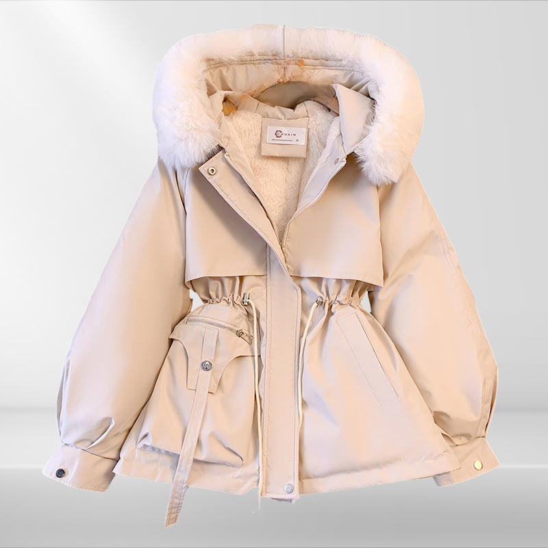 R&B | Damen-Daunenjacke mit abnehmbaren Kragen