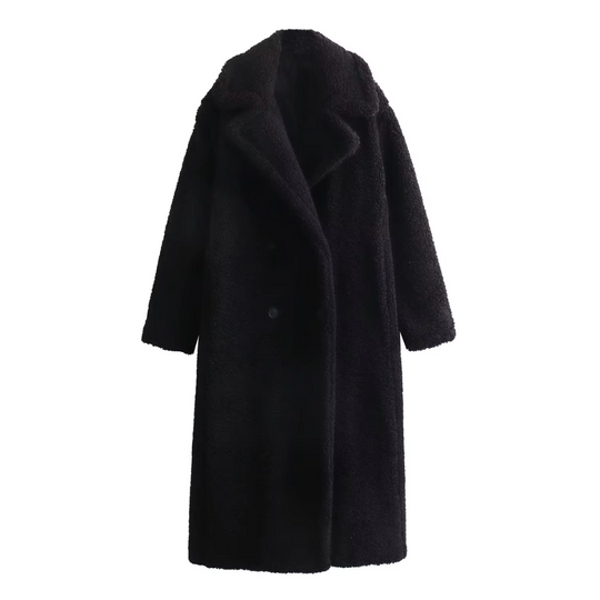 R&B | Polare Oversize mit Stehkragen und Reißverschluss für Damen Ideal für kaltes Wetter