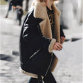 R&B | Dicke Wollsuedejacke für Frauen