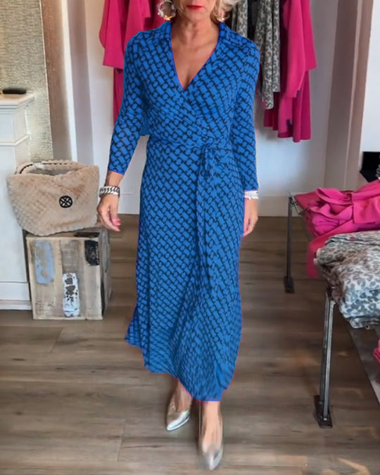 R&B | Maxikleid mit V-Ausschnitt