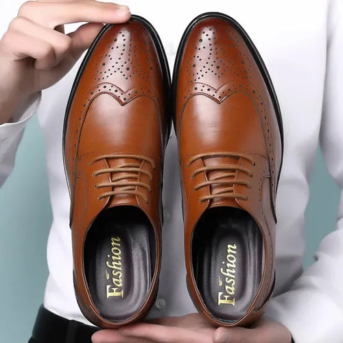 Bequeme Oxford Herren Business Anzug Schuhe R&B