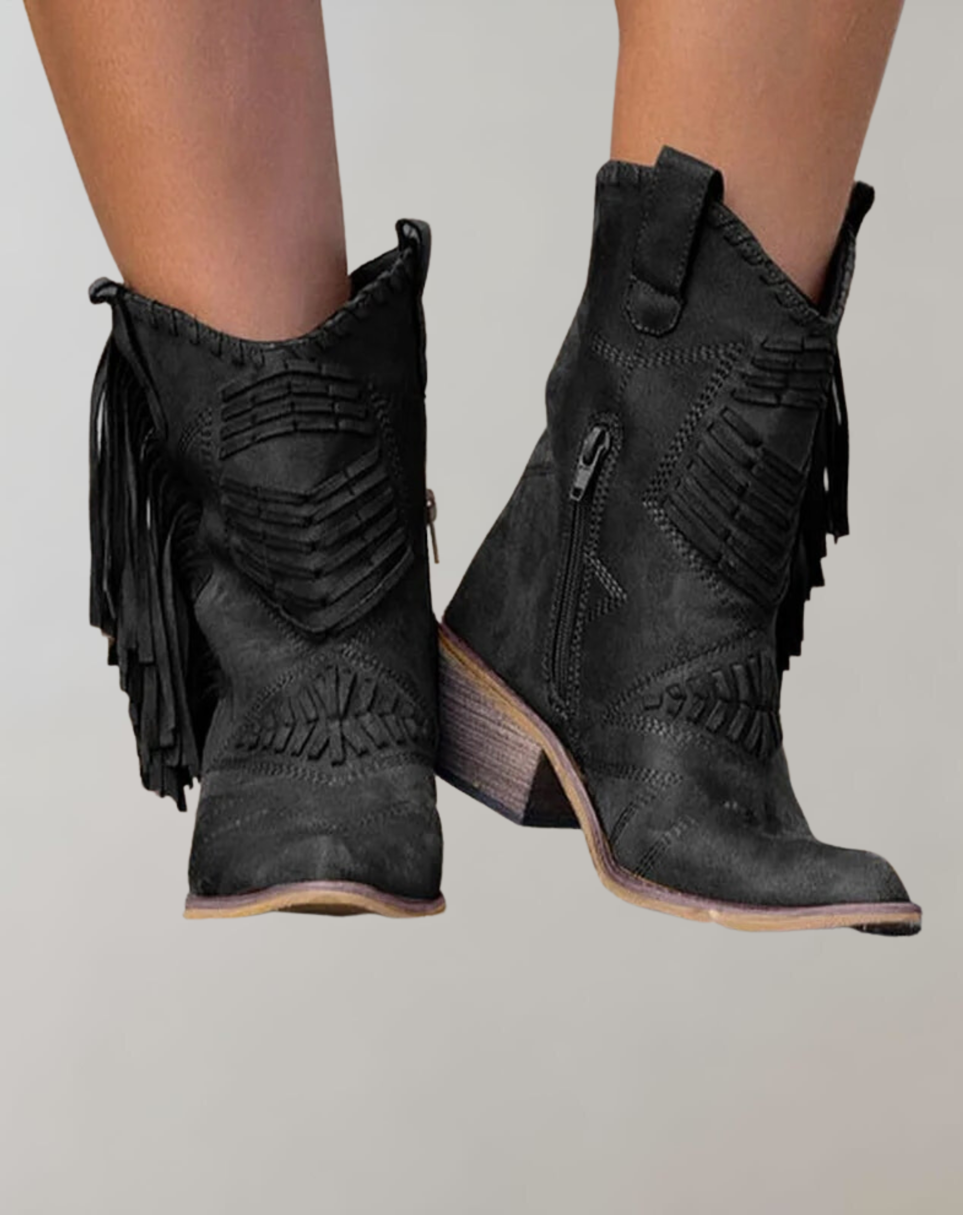 R&B | Western Cowgirl Stiefel mit Fransen