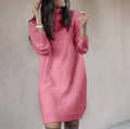 – Lockere Pullover-Kleid