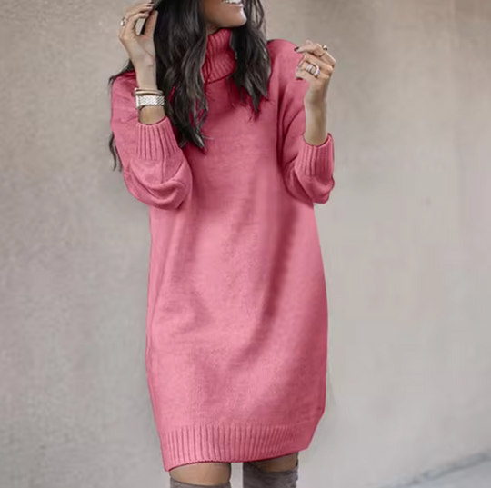 – Lockere Pullover-Kleid
