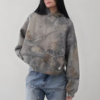 R&B | Bequemer Tarnmuster-Hoodie