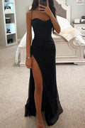 Maxikleid mit Pailletten und Korsett | Celeste