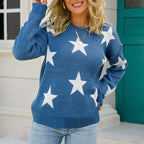 R&B | Sternstrickpullover Mit Verspieltem Muster