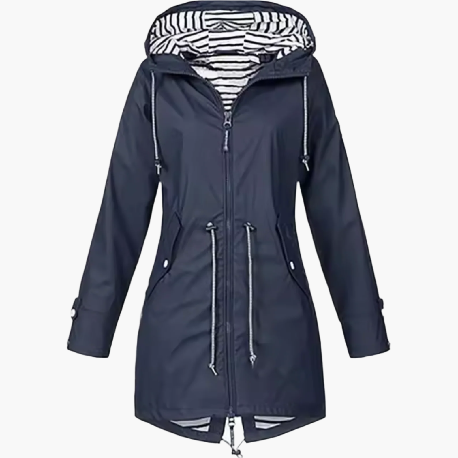 R&B | Regenjacke Outdoor Windbreaker mit Kapuze - Wasserdichte Übergangsjacke für Freizeit & Reisen