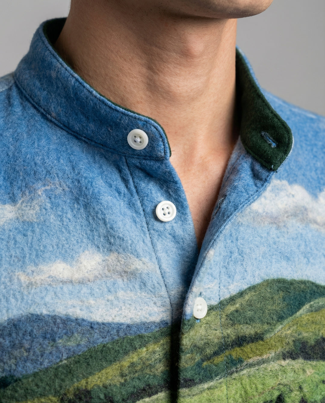 R&B | Gemütlicher Kapuzen-Cardigan Mit Border Collie & Schaf-Filzkunst