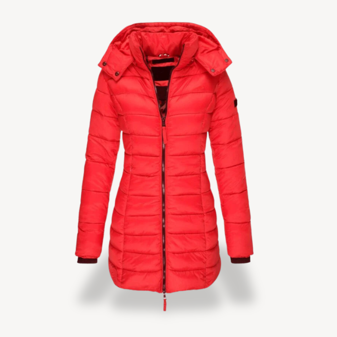 R&B | Damen Pufferjacke mit Kapuze
