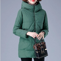 R&B | Elegante unifarbene gerippte gesteppte Jacke mit Reißverschluss ideal für Herbst/Winter
