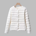 R&B | Tragbare Wattierte Jacke Ohne Kragen für Frühling und Winter