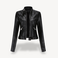 R&B | Fake-Leder Bikerjacke für Frauen