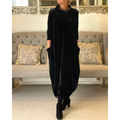 Rachel | Langes Kleid aus Samt