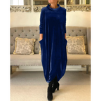 Rachel | Langes Kleid aus Samt