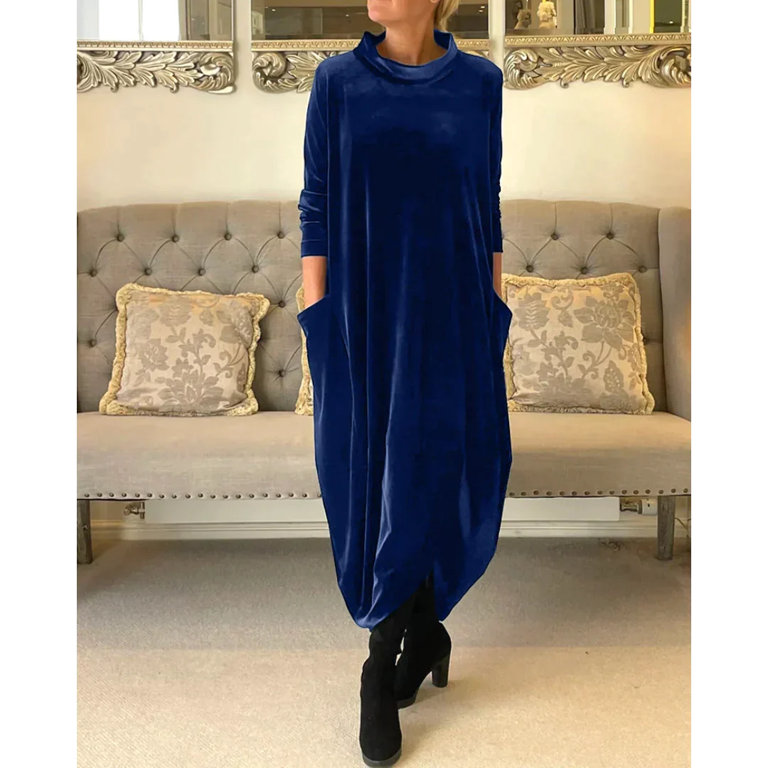 Rachel | Langes Kleid aus Samt
