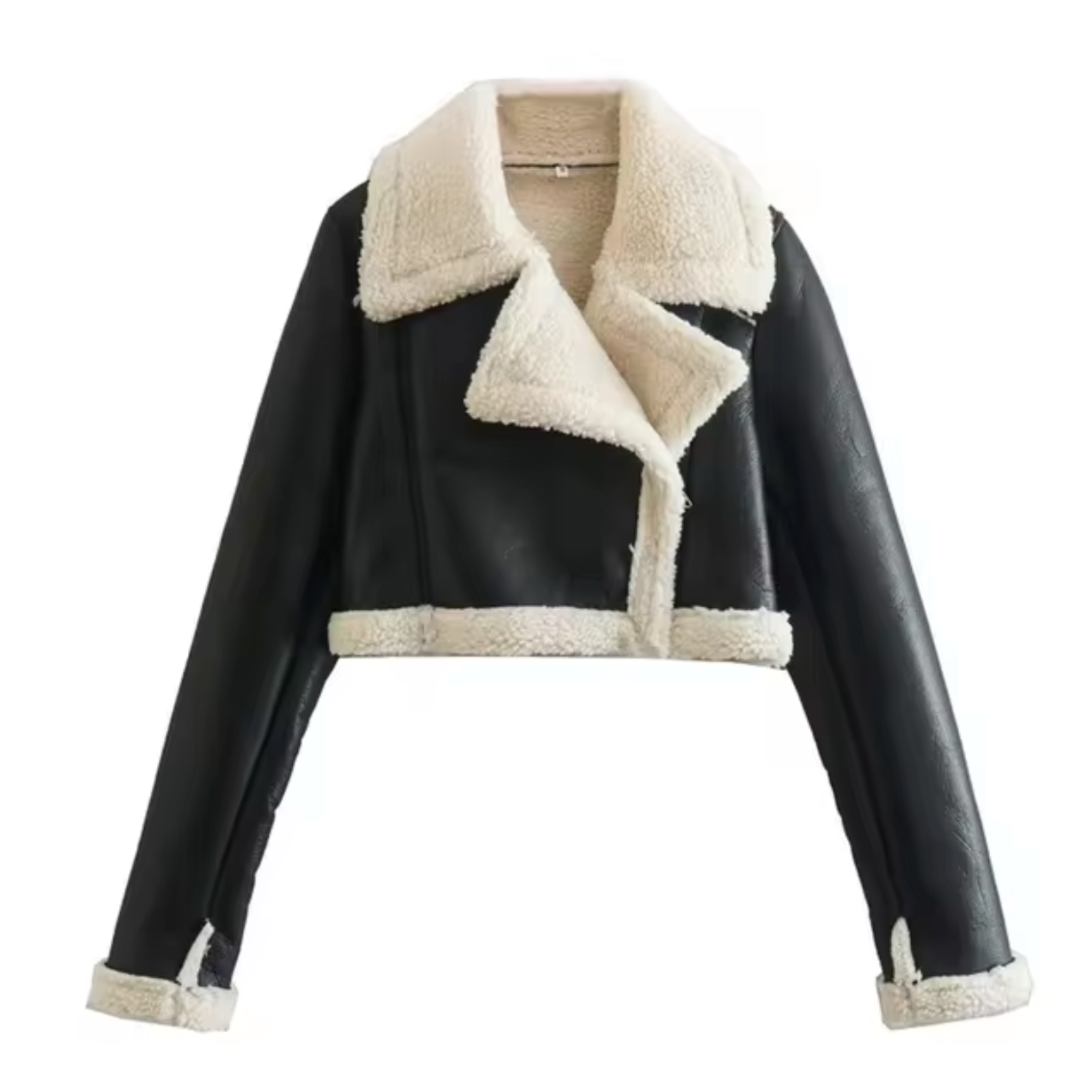 R&B | Kurze Kunstlederjacke