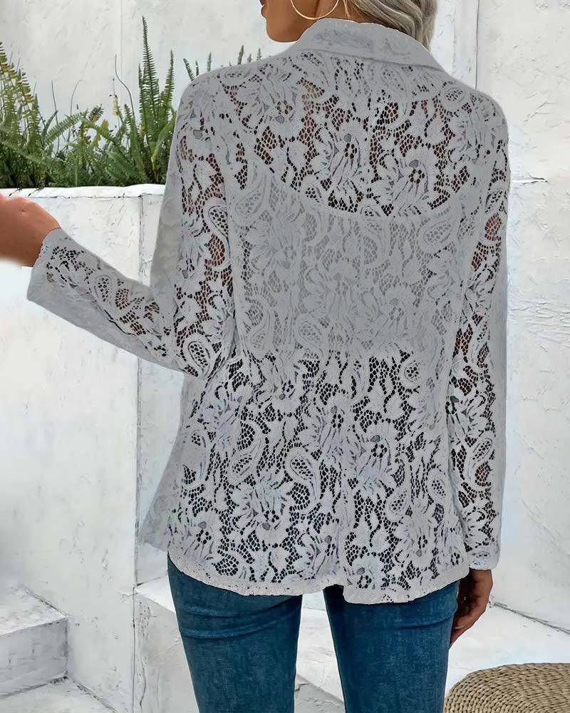 R&B | Eleganter Blazer mit Spitze