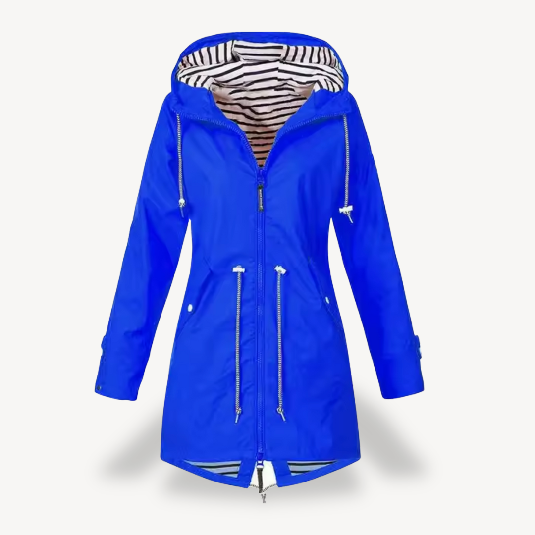 R&B | Damen Wasserdichte Kapuzenregenjacke