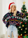 R&B | Crewneck PaillettenPullover – Schneemann & Weihnachtsbaum