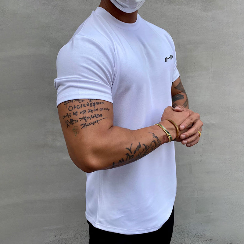R&B | I T-Shirt aus Elastischem Sportmaterial